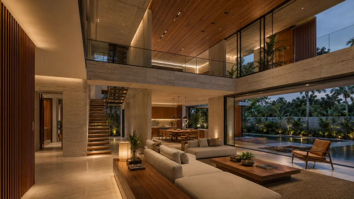 Double-height space